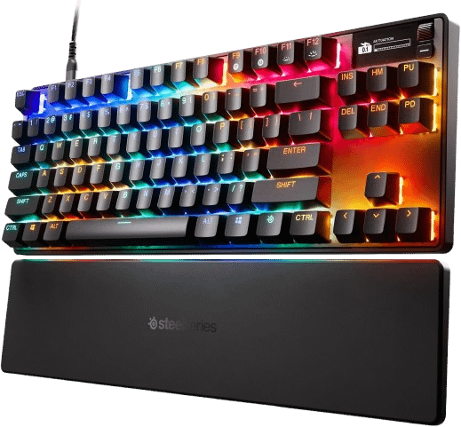 the Steel Series Apex Pro TKL keyboard